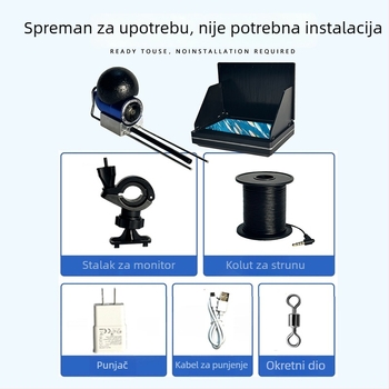 Nova kompletna vizualna postaja za otkrivanje ribe s podvodnom HD kamerom i noćnim vidom