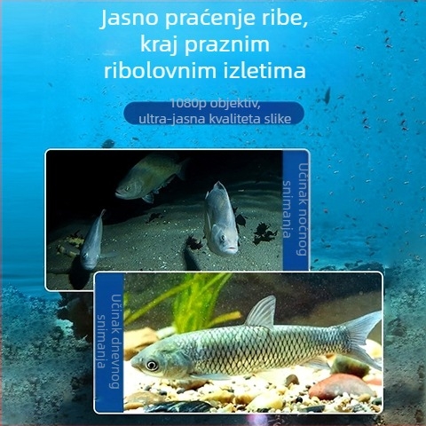 Nova kompletna vizualna postaja za otkrivanje ribe s podvodnom HD kamerom i noćnim vidom