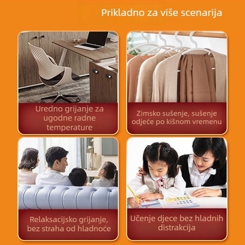 Grijač za stopala ispod stola, energetski učinkovit za kućnu upotrebu