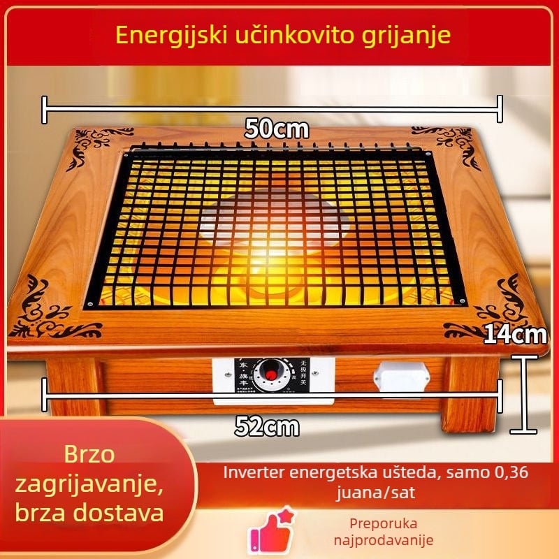 Grijač za stopala ispod stola, energetski učinkovit za kućnu upotrebu