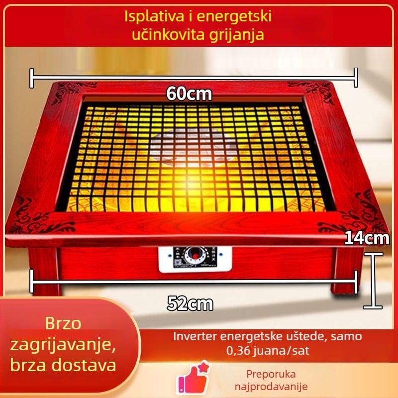 Grijač za stopala ispod stola, energetski učinkovit za kućnu upotrebu