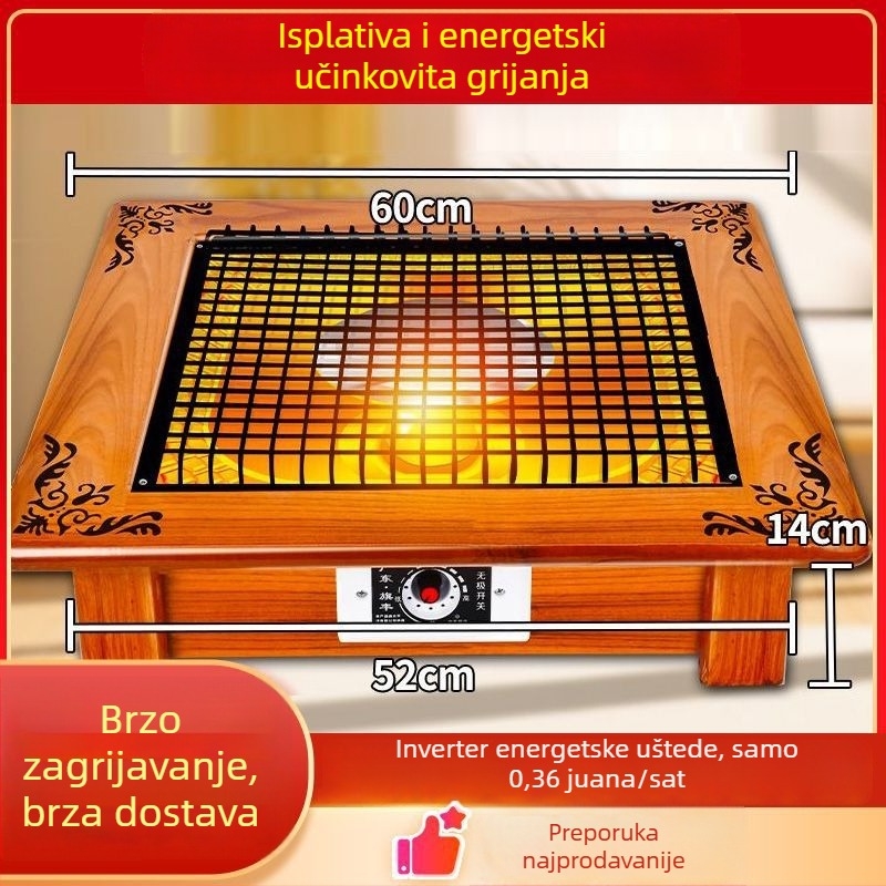 Grijač za stopala ispod stola, energetski učinkovit za kućnu upotrebu