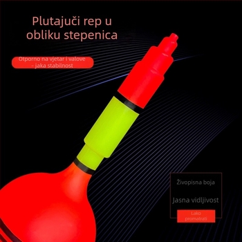Vertikalni plovak za ribolov – dugačak bacanje, plastično tijelo, veliko trbuh, morski ribolov