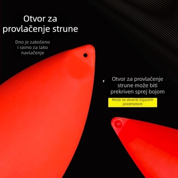 Vertikalni plovak za ribolov – dugačak bacanje, plastično tijelo, veliko trbuh, morski ribolov