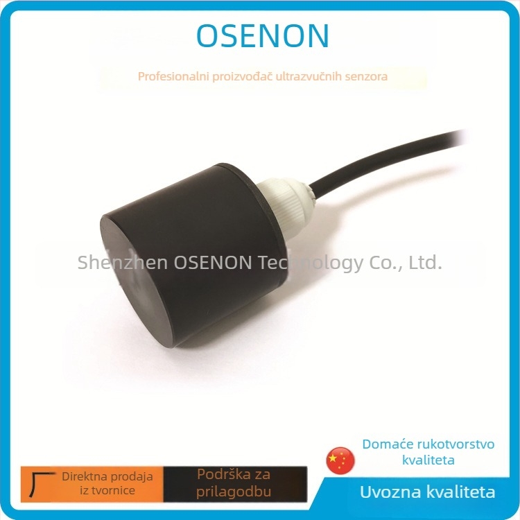 Podmorski ultrazvučni senzor za mjerenje udaljenosti i izbjegavanje prepreka – ultrazvučni senzor, usmjerenost 30°, osjetljivost -82 dB min., pasivni izlaz