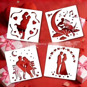 Šablona za DIY sprejanje boja – PET ploča SJX-167; ekskluzivni izvoz; IP prava: Ne