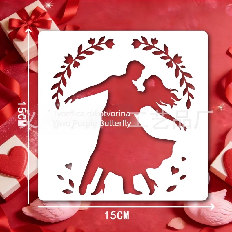 Šablona za DIY sprejanje boja – PET ploča SJX-167; ekskluzivni izvoz; IP prava: Ne