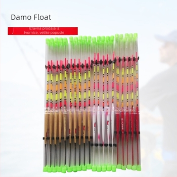 Damo ribolovni plovak, drveno plovilo od sykomore, vertikalni drift