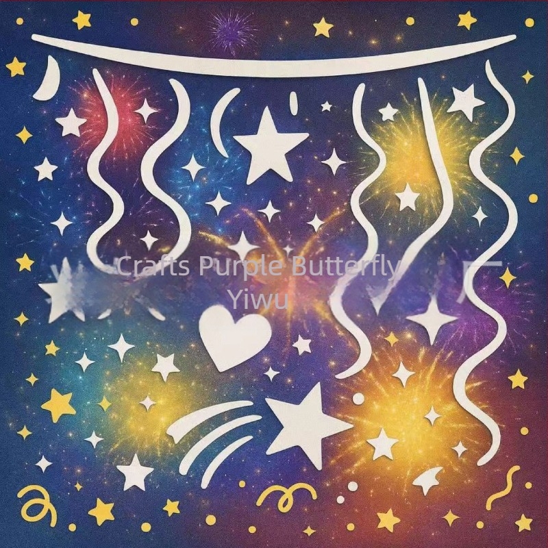 Šablona alat za izradu SJX-169 — PET materijal, marka Yiwu City Purple Butterfly Craft Factory, prekogranica ekskluzivno snabdijevanje, IP prava: nije autorizirano