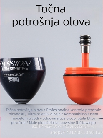 Plovak za kameniti ribolov, plastični, dnevno-noćno osvjetljenje, dizajn protiv sudaranja