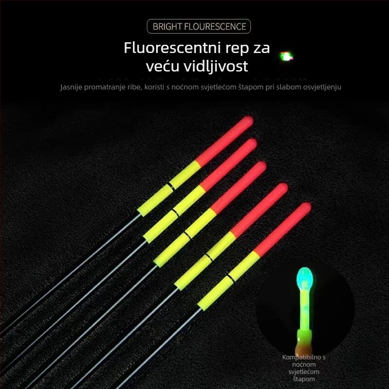 Ribolovna plovka za vertikalni drift, dugi dometi bacanja, visoka osjetljivost, debeli i uočljivi, klizna plovka