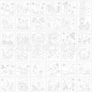 DIY šablona za praznike s alfabetom – PET materijal, model SJX-77, marka Yiwu Zidie Craft Factory, izvoz preko granica ekskluzivno, IP ovlaštenje: Ne