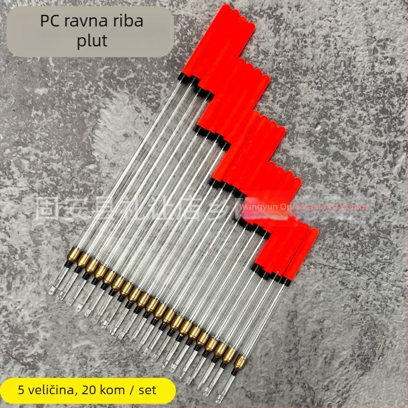 Ribolovna plovka - prozirna šuplja PC plovka, pet modela