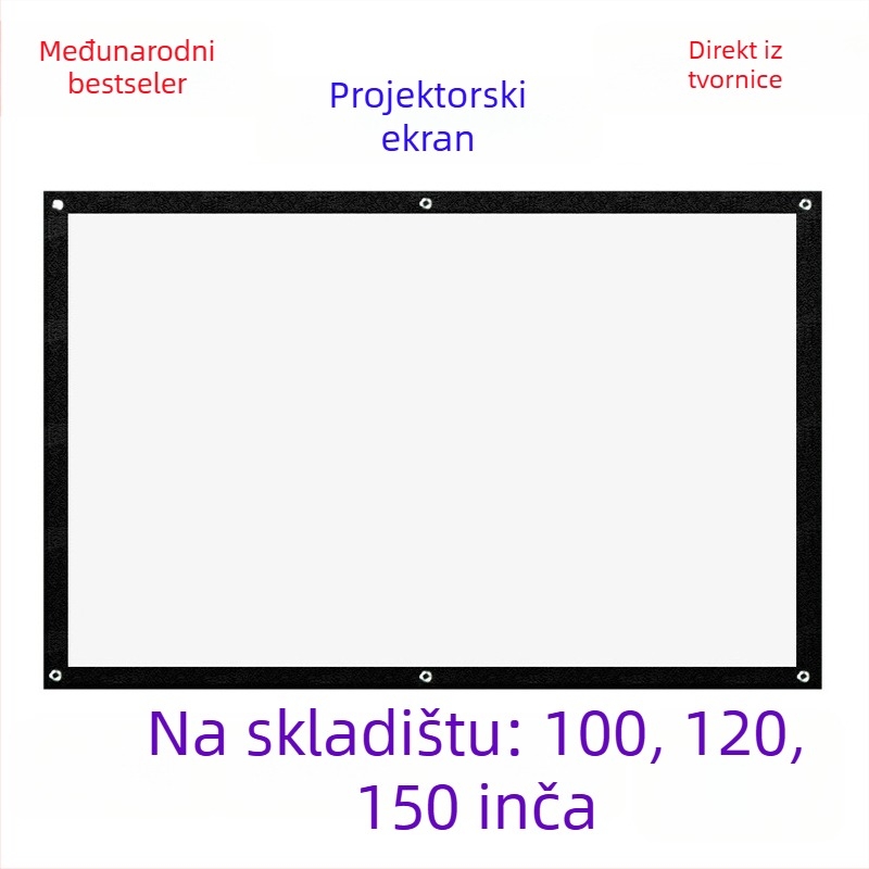 Autonomy prijenosni poliester projektorski zaslon s mekom površinom za vanjsku upotrebu (Brand Autonomy, Material Polyester, Screen Soft, Use Outdoor, Portable)