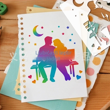 PET šablona izrez za ljubavnu izjavu – SJX-167, Yiwu Zidie Craft Factory, prekogranični izvoz, IP prava: Nije ovlašteno