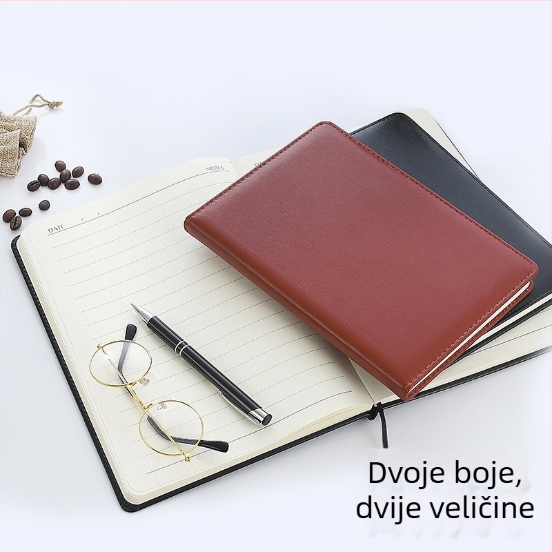 Bilježnica Blog 1896-1, korica od umjetne kože, spiralno povezivanje, 80 gsm papir