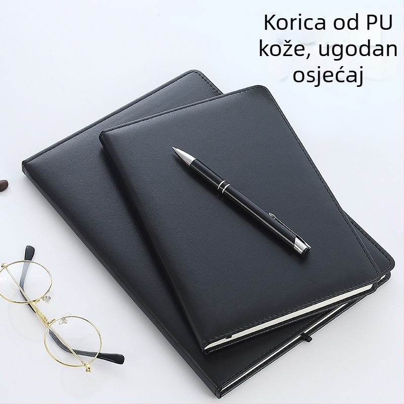 Bilježnica Blog 1896-1, korica od umjetne kože, spiralno povezivanje, 80 gsm papir