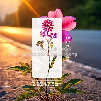 DIY šablona za slikanje s prirodnim cvjetnim motivom, prorezani panel za crtanje, PET materijal, model SJX-170