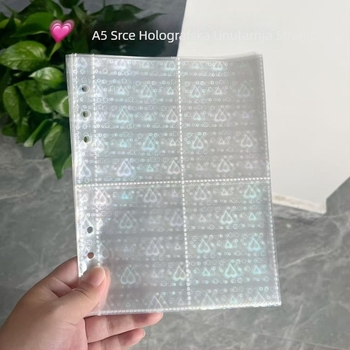 Album za kartice i razglednice s unutarnjim stranicama u dva odjeljka, PP stranice, 10 listova, 6 rupa