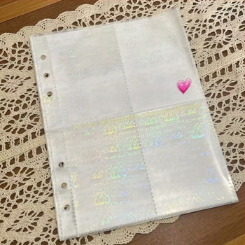 Album za kartice i razglednice s unutarnjim stranicama u dva odjeljka, PP stranice, 10 listova, 6 rupa