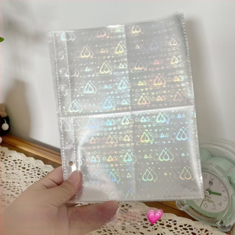 Album za kartice i razglednice s unutarnjim stranicama u dva odjeljka, PP stranice, 10 listova, 6 rupa