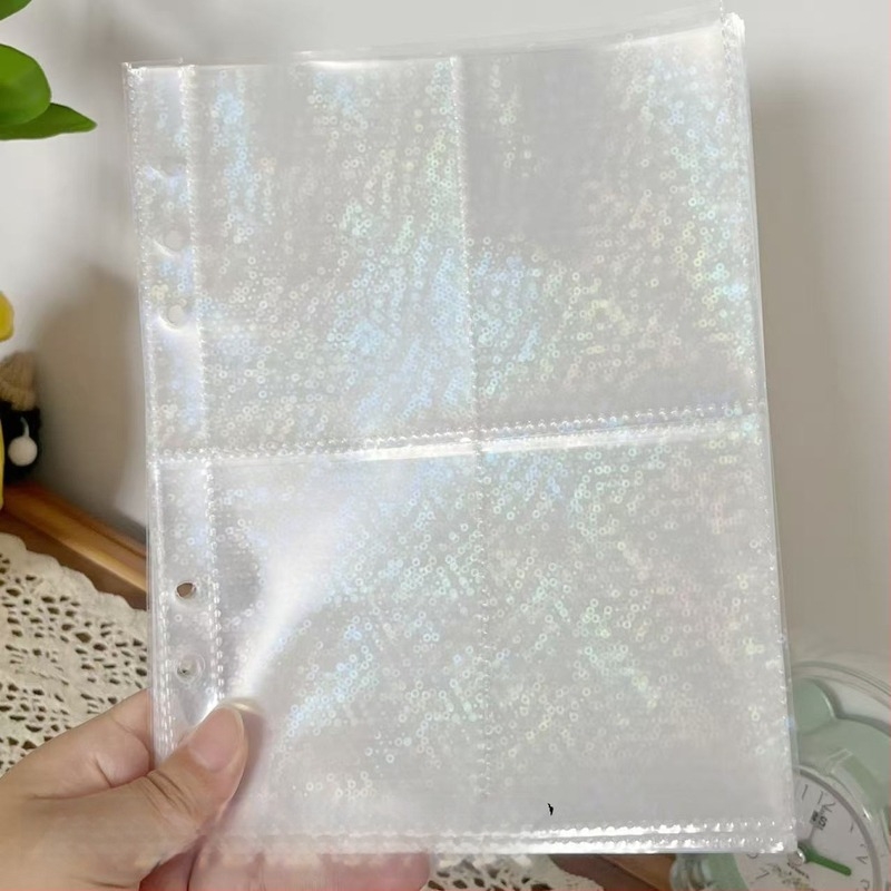 Album za kartice i razglednice s unutarnjim stranicama u dva odjeljka, PP stranice, 10 listova, 6 rupa