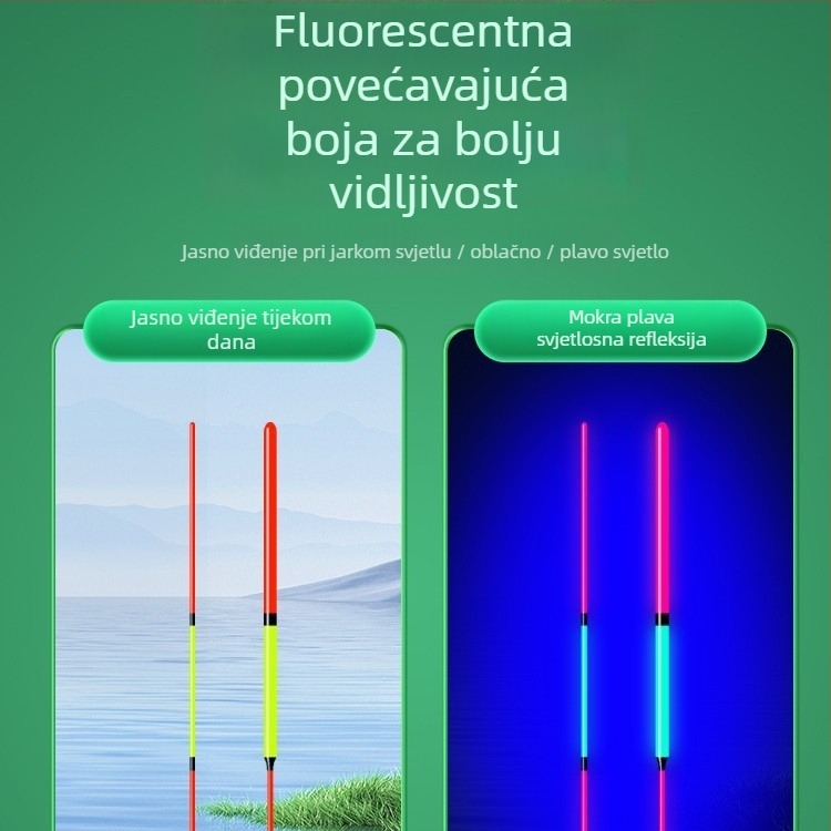 Vertikalni plovak za ribolov Shengda plastika podrijetlo Linxiang
