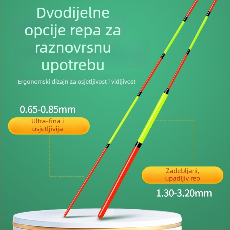 Vertikalni plovak za ribolov Shengda plastika podrijetlo Linxiang