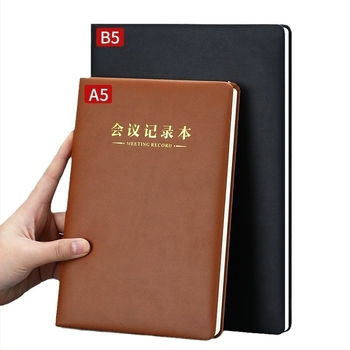 Notebook Changyu Stationery s kožnim omotom od umjetne kože, ljepilno povezivanje, Daolin papir 80 g, 200–300 stranica, poslovni uredski stil