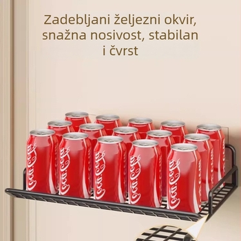 Zidna polica za ruter i set-top kutiju, za studentsku sobu (bez bušenja)