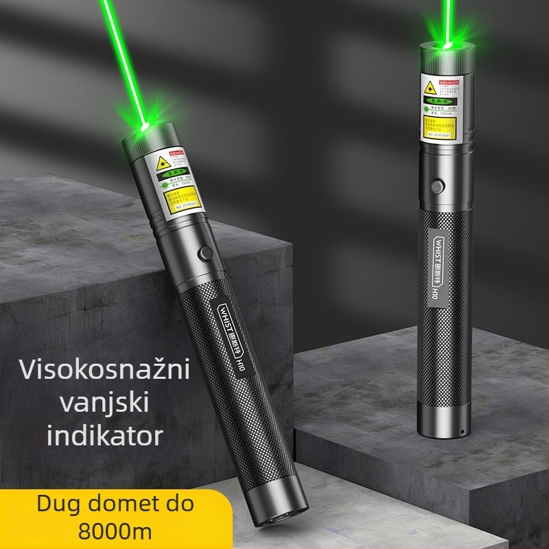 Huister H10 laser pointer, 532 nm, baterija 18650/16340