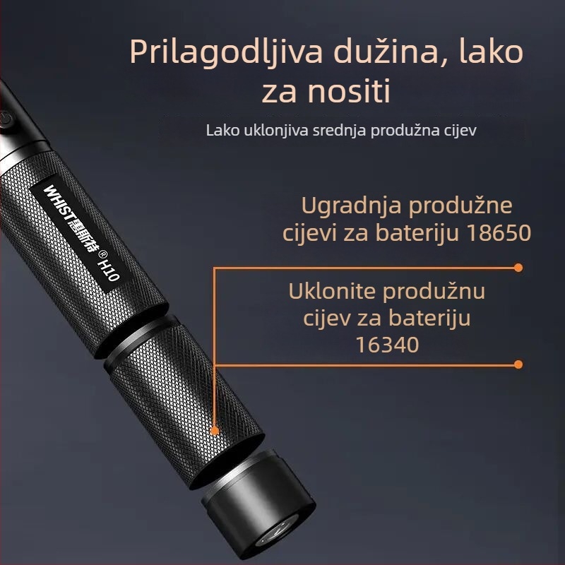 Huister H10 laser pointer, 532 nm, baterija 18650/16340