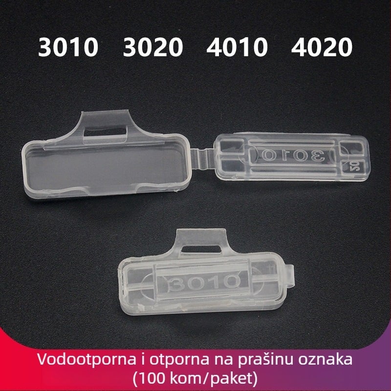3010/3020 Vodootporan prozirni okvir za označavanje kablova, 4020 kutija za oznake — Univerzalni model
