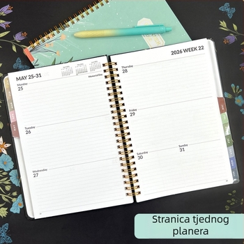 Haoshang Plan Series planer rokovnik, 76 stranica, papir 100 g offset, prilagodljiv