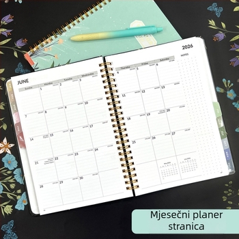 Haoshang Plan Series planer rokovnik, 76 stranica, papir 100 g offset, prilagodljiv
