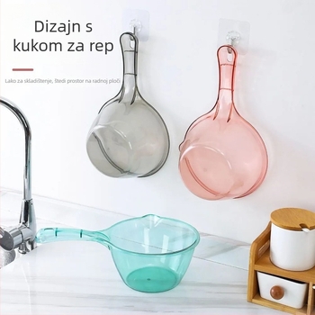 Plastična kuhinjska žlica s dugim držakom za vodu, jednostavan stil, univerzalna uporaba, vrhunska kvaliteta (proljeće 2013)