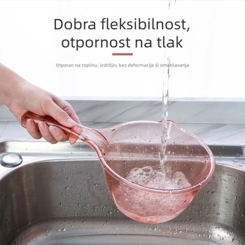 Plastična kuhinjska žlica s dugim držakom za vodu, jednostavan stil, univerzalna uporaba, vrhunska kvaliteta (proljeće 2013)