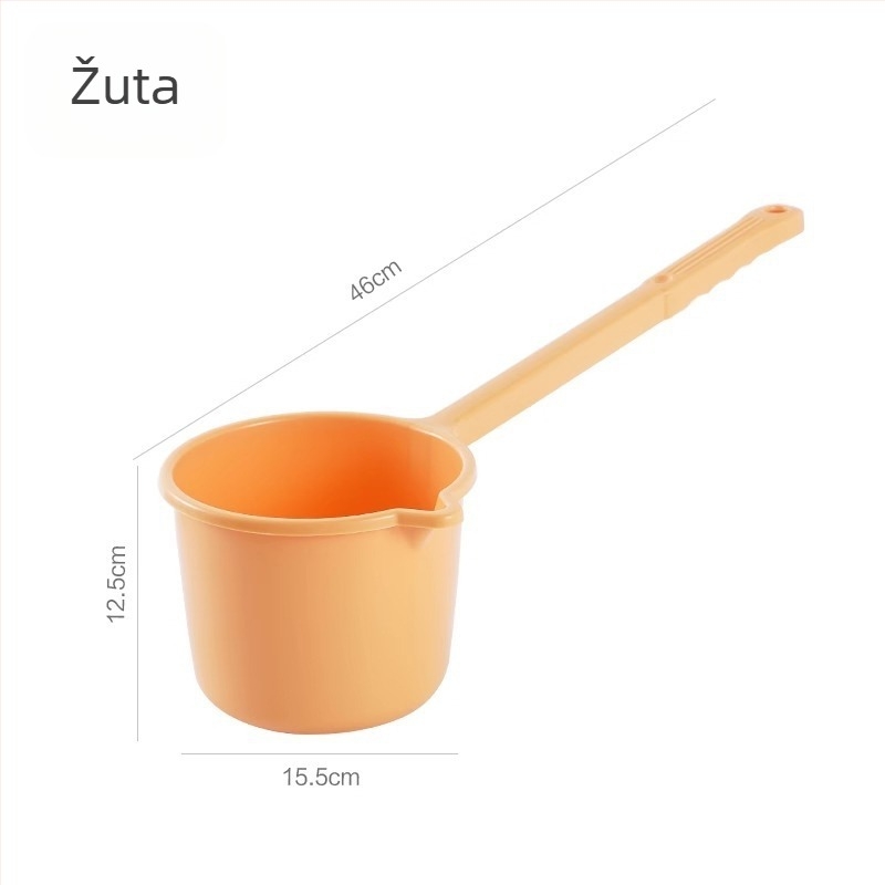 Plastična kuhinjska žlica s dugim držakom za vodu, jednostavan stil, univerzalna uporaba, vrhunska kvaliteta (proljeće 2013)