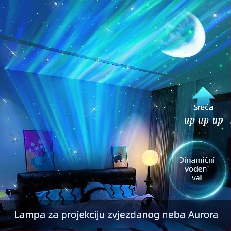 Projektor zvjezdanog neba – daljinsko upravljanje, 220V, montaža: pod/ zid/ stol, bez pametnih funkcija