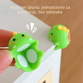 Zaštita kuta stola za bebe - pravokutni oblik, mek rub, crtani dizajn