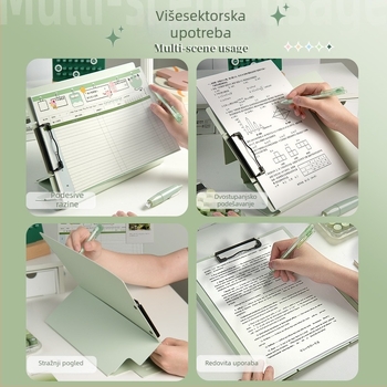 Vertikalni A4 dokument mapica s klipom za ploču, model 1, veličina klipse 1, opći format papira