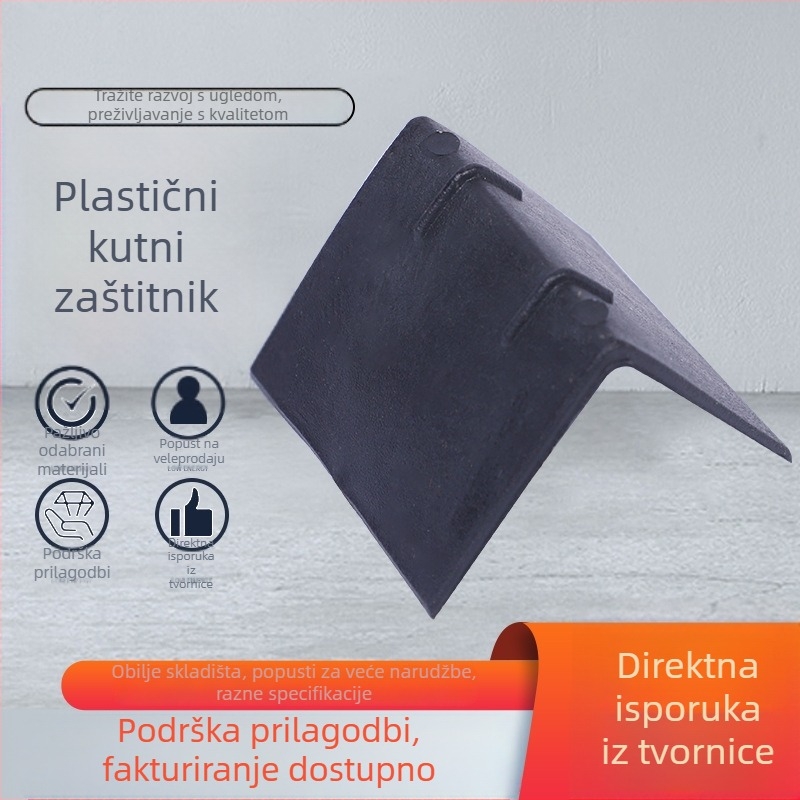 Trostrani PVC zaštitnik kutova za kartone i drvene ploče — prilagodljivo