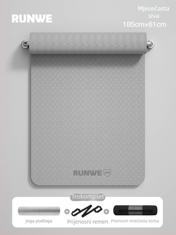 Joga podloga, TPE materijal, debljina 8