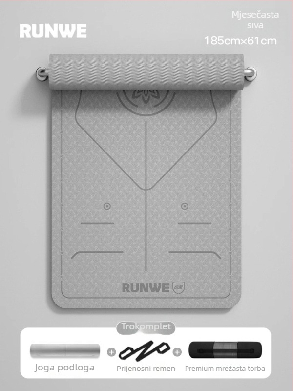 Joga podloga, TPE materijal, debljina 8