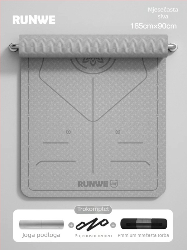 Joga podloga, TPE materijal, debljina 8