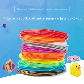 PCL filament za 3D olovku, svjetleći, niska temperatura, promjer 1.75 mm, preciznost 0.01 mm