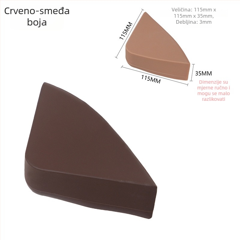 Dječji zaštitnik kutova stola - silikon, u obliku ventilatora, 200 komada, bar kod 5000