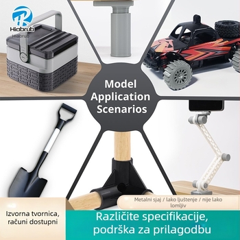 ABS filament za 3D ispis, kružni presjek, proziran, visoka čvrstoća i otpornost na visoke temperature
