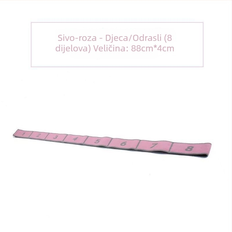 Fenzhi Elastična traka za istezanje leđa i ramena – segmentirana joga/pilates otporna traka