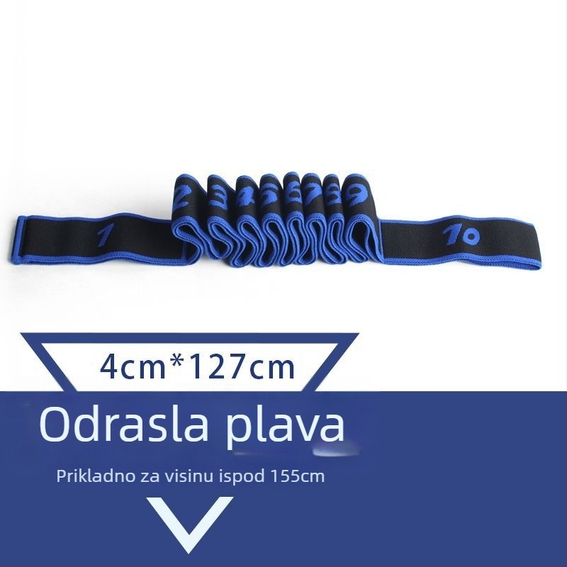 Fenzhi Elastična traka za istezanje leđa i ramena – segmentirana joga/pilates otporna traka